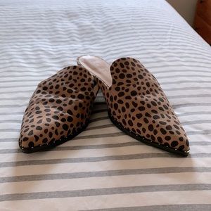Cheetah/Leopard Print Mules